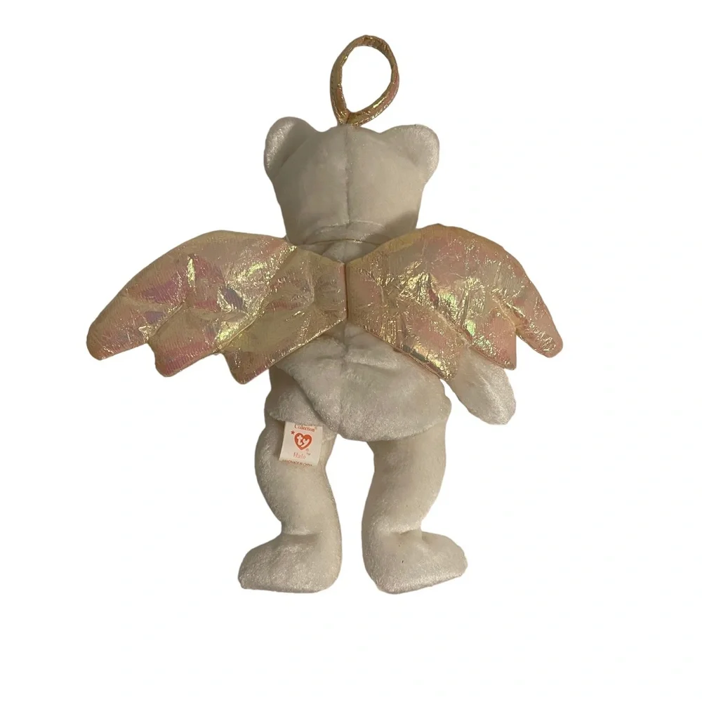 Ty Beanie Babies Buddies Halo Angel Wings Bears Plush Stuffed‎ Animals Set of 3